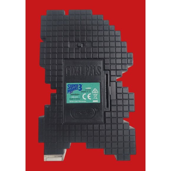 Super Mario Bros 3 Luigi Pixel Pals Light-Up Collectible - Works Prerfectly - Picture 3 of 8